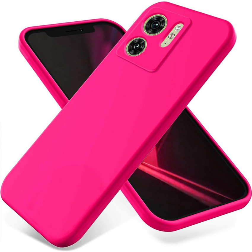 Θήκη Πλάτης Σιλικόνης Soft για Motorola Edge 40 - Χρώμα: Φούξια