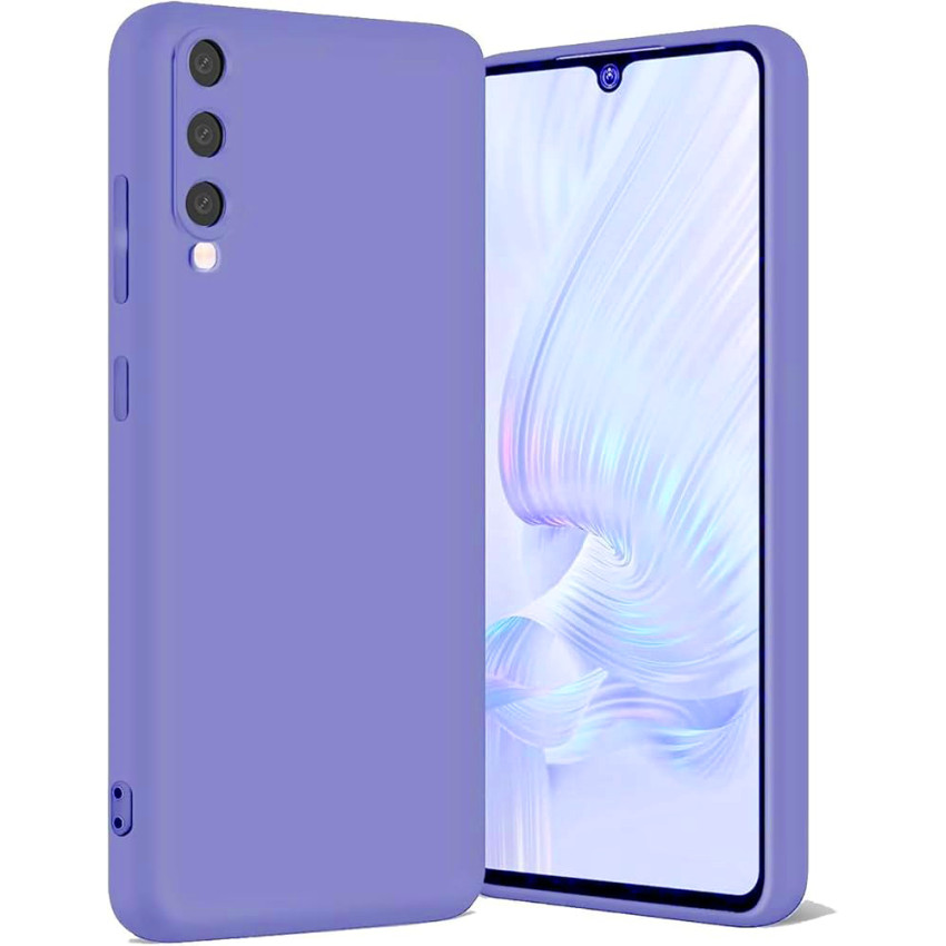 Θήκη Πλάτης Σιλικόνης Soft για Samsung Galaxy A70 - Χρώμα: Λιλά