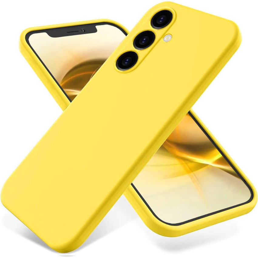 Θήκη Πλάτης Σιλικόνης Soft για Samsung Galaxy A25 - Χρώμα: Κίτρινο