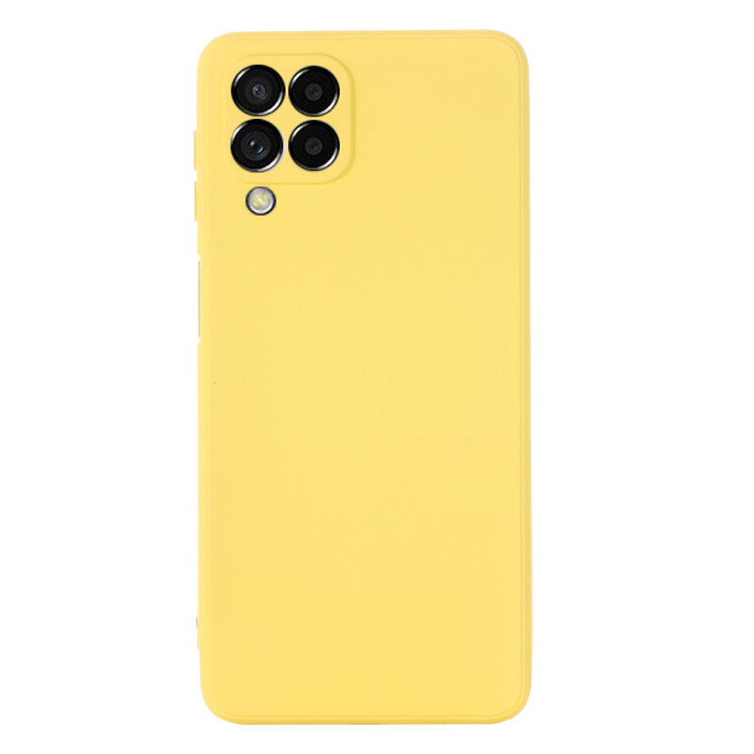 Θήκη Πλάτης Σιλικόνης Soft για Samsung Galaxy M53 - Χρώμα: Κίτρινο