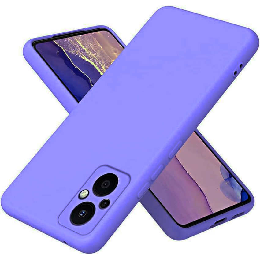 Θήκη Πλάτης Σιλικόνης Soft για Oppo Reno8 Lite - Χρώμα: Λιλά