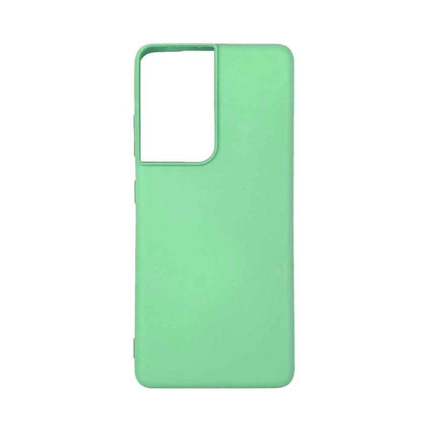 Θήκη Πλάτης Σιλικόνης Soft για Samsung Galaxy S21 Ultra - Χρώμα: Λαχανί