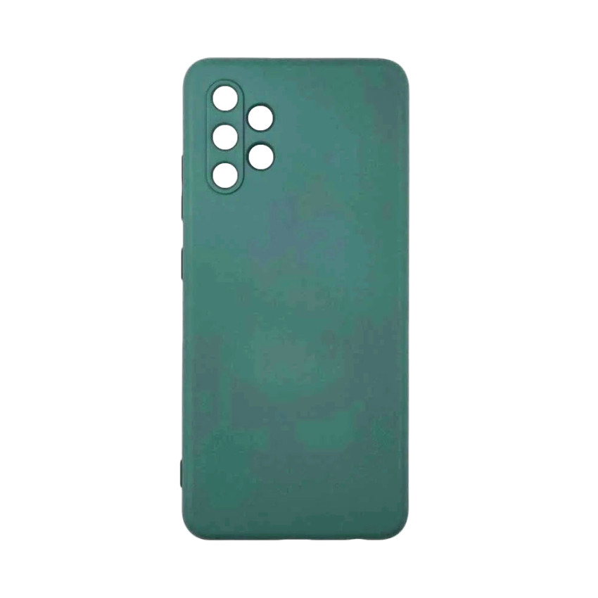 Θήκη Πλάτης Σιλικόνης Soft HQ για Samsung Galaxy A32 4G - Χρώμα: Σκούρο Πράσινο