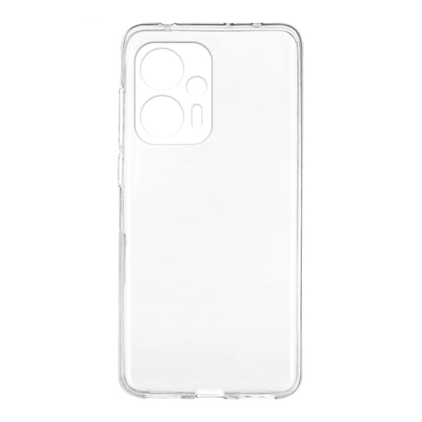 Θήκη Πλάτης Σιλικόνης Απλή για Xiaomi Poco X4 GT - Χρώμα: Διάφανο