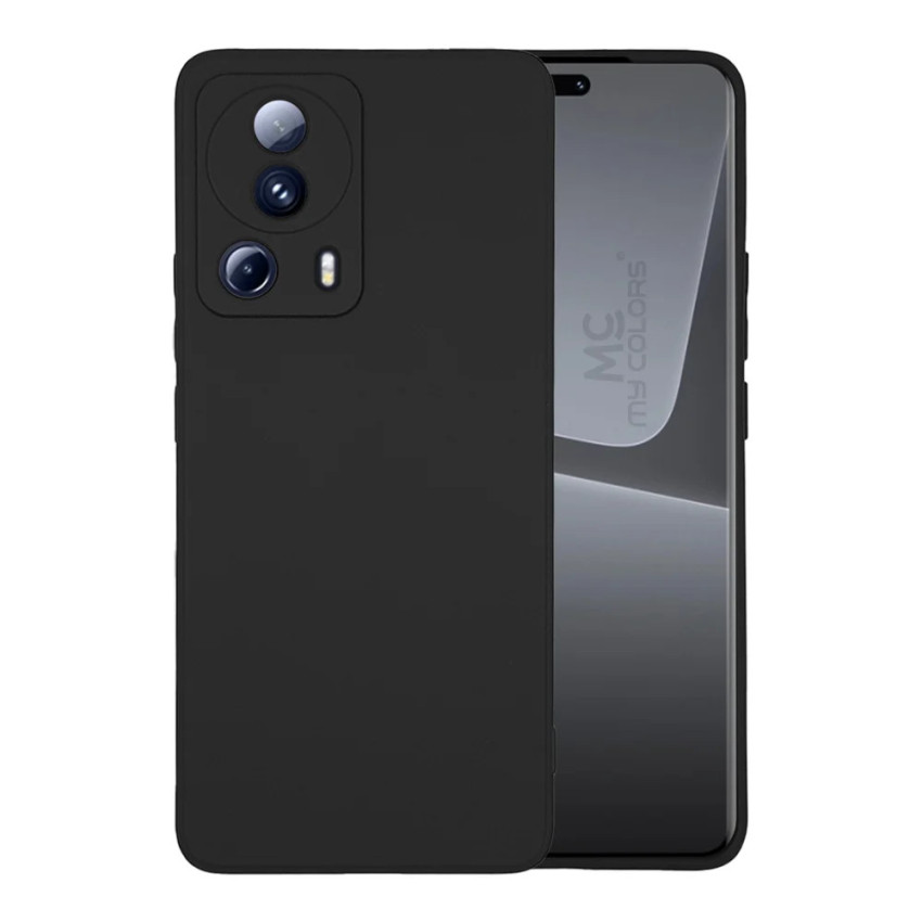 Θήκη Πλάτης Σιλικόνης Απλή για Xiaomi 13 Lite - Χρώμα: Μαύρο 