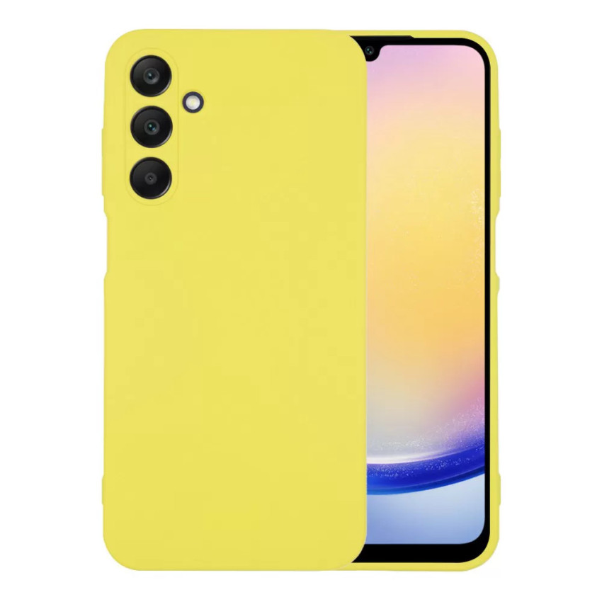 Θήκη Πλάτης Σιλικόνης Soft για Samsung Galaxy A05S - Χρώμα: Κίτρινο