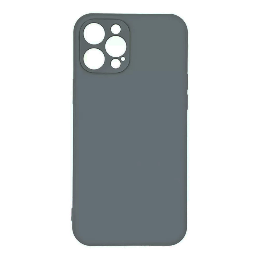 Θήκη Πλάτης Σιλικόνης Soft για Apple iPhone 12 Pro - Χρώμα: Μπλε