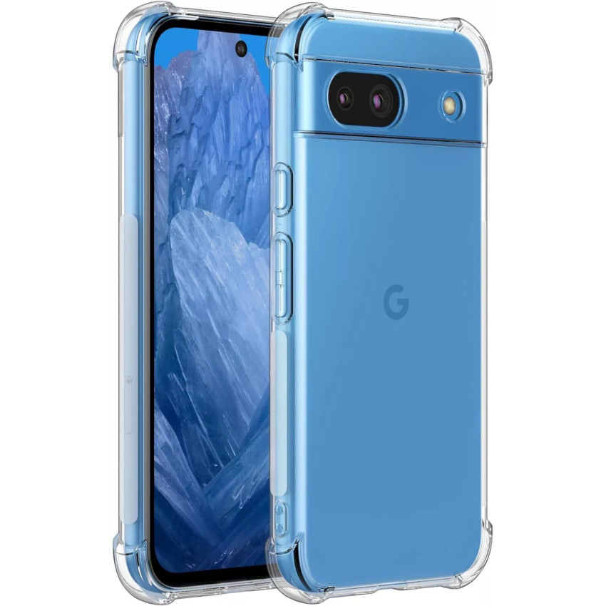 Θήκη Πλάτης Σιλικόνης AntiShock για Google Pixel 7A -  Χρώμα: Διάφανο