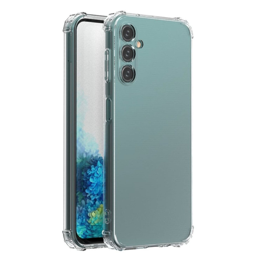 Θήκη Πλάτης Σιλικόνης Anti Shock για Samsung Galaxy A25 - Χρώμα: Διάφανο