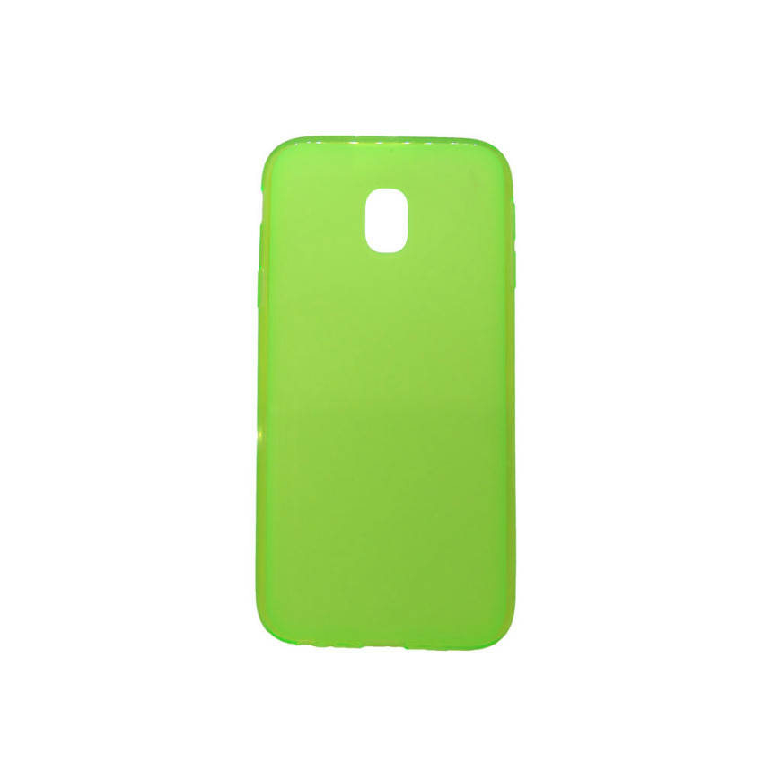 Θήκη Πλάτης Σιλικόνης Απλή για Samsung Galaxy J3 2017 - Χρώμα: Λαχανί