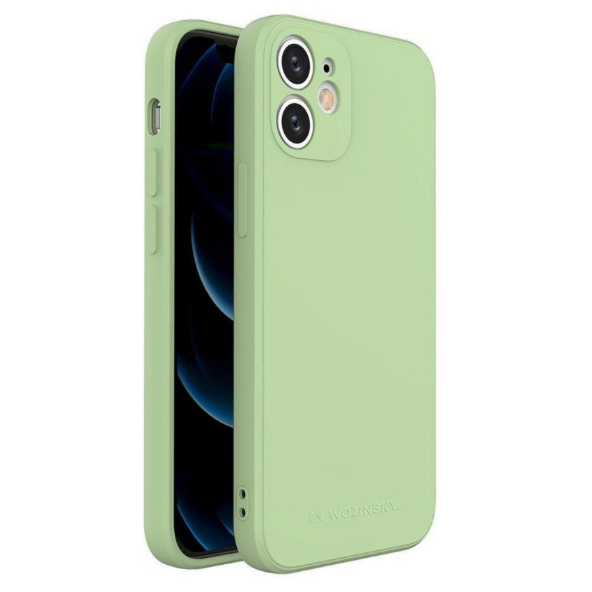 Θήκη Πλάτης Σιλικόνης Απλή για Apple iPhone 12 Mini - Χρώμα: Πράσινο