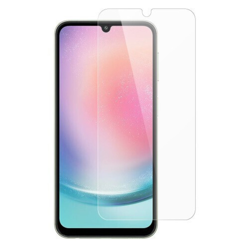 Απλό Τζαμάκι Προστασίας Οθόνης για Samsung Galaxy A25 - Χρώμα: Διάφανο