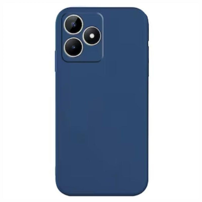 Θήκη Πλάτης Σιλικόνης Soft για Realme C51 - Χρώμα: Σκούρο Μπλε