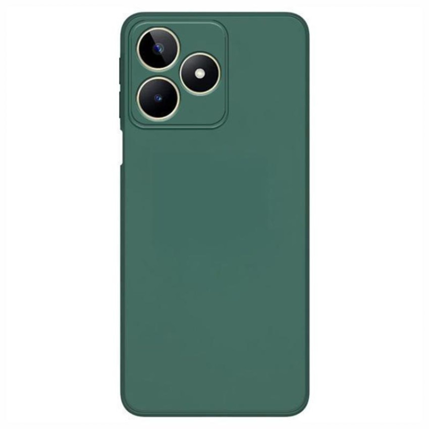 Θήκη Πλάτης Σιλικόνης Soft για Realme C53 - Χρώμα: Σκούρο Πράσινο