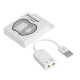 Εξωτερική USB Κάρτα Ήχου USB 7.1 - Χρώμα: Άσπρο