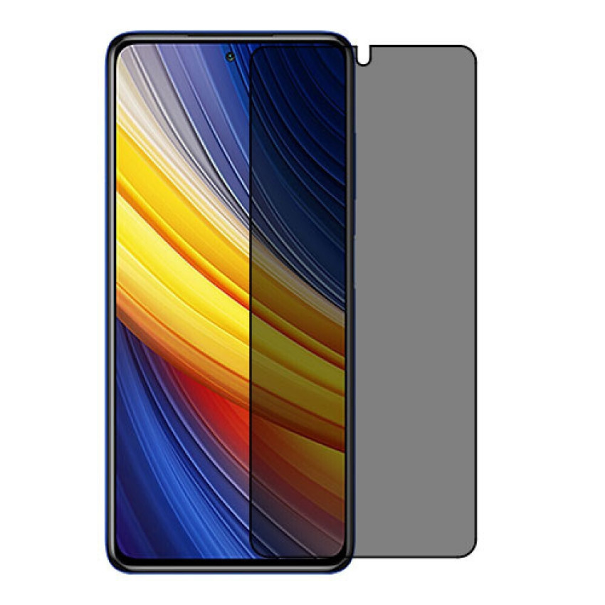 Privacy Full Cover Full Glue Tζαμάκι Προστασίας Οθόνης για Xiaomi Redmi 13C / Poco C65