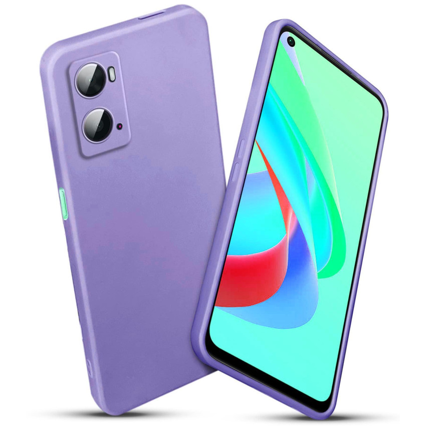 Θήκη Πλάτης Σιλικόνης Soft για Oppo A76 - Χρώμα: Λιλά