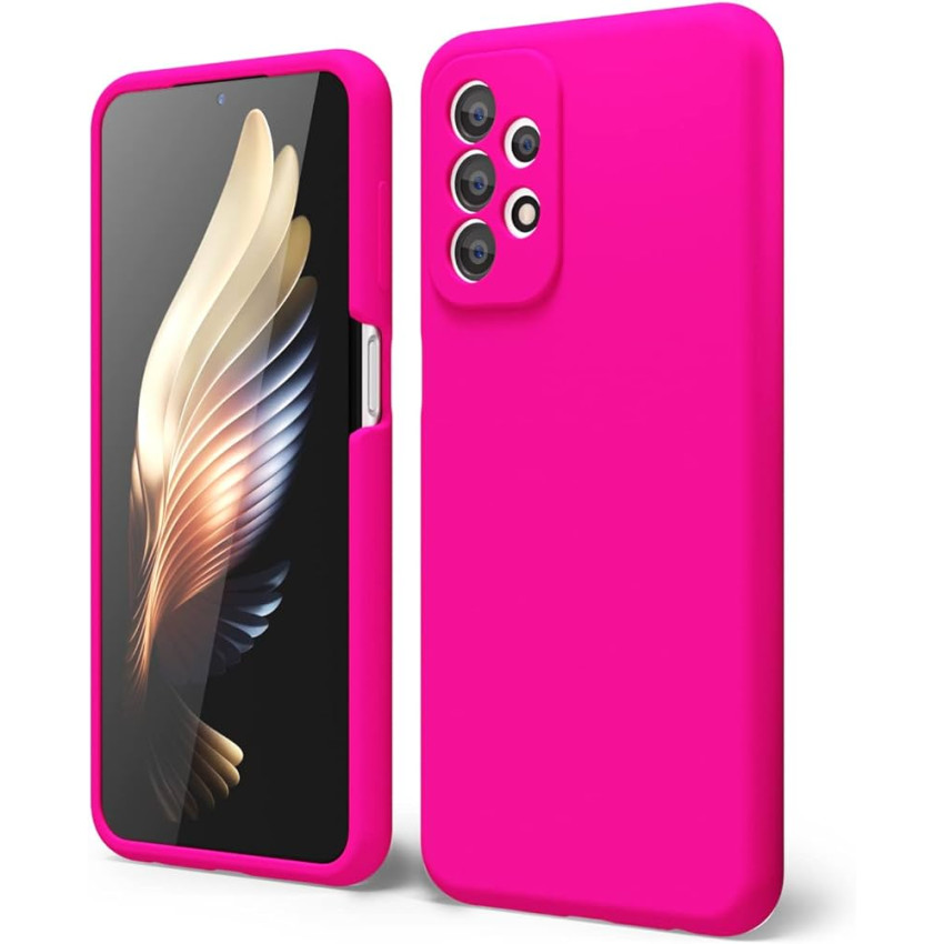 Θήκη Πλάτης Σιλικόνης Soft για Samsung Galaxy A23 - Χρώμα: Φούξια