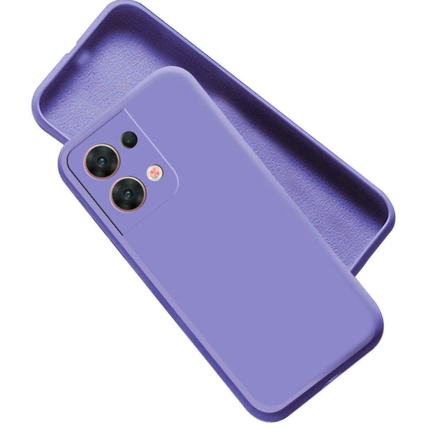 Θήκη Πλάτης Σιλικόνης Soft για Oppo Reno8 Pro 5G - Χρώμα: Λιλά