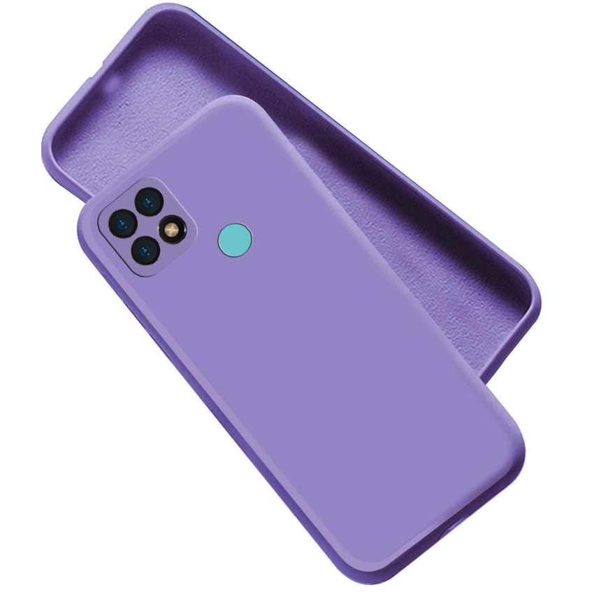 Θήκη Πλάτης Σιλικόνης Soft για Oppo A15 - Χρώμα: Λιλά