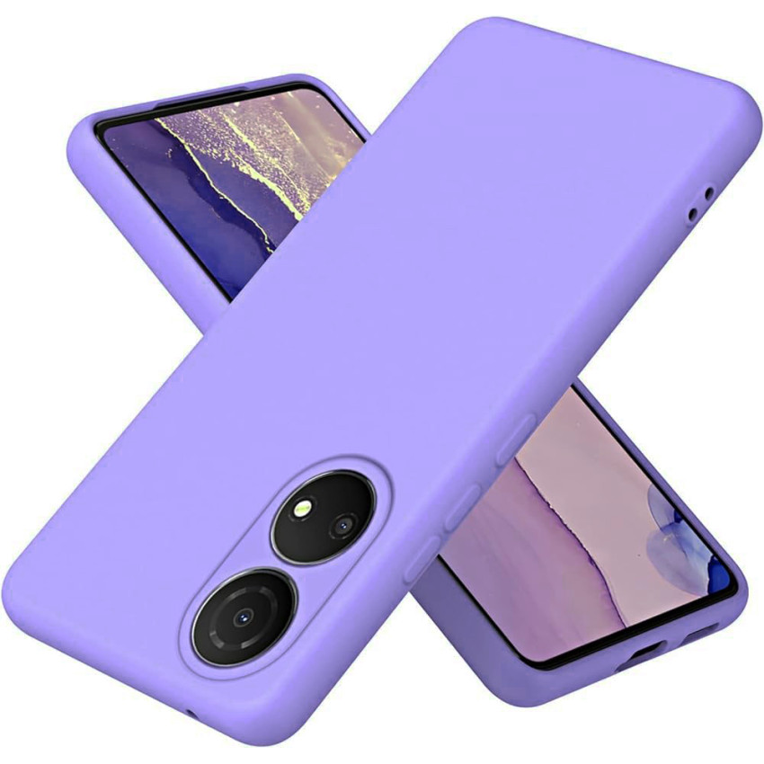 Θήκη Πλάτης Σιλικόνης Soft για Honor X7 - Χρώμα: Λιλά