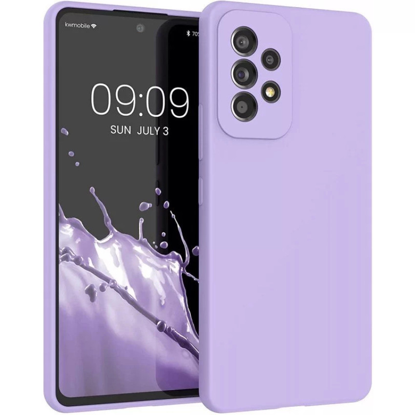 Θήκη Πλάτης Σιλικόνης Soft για Samsung Galaxy A33 - Χρώμα: Λιλά