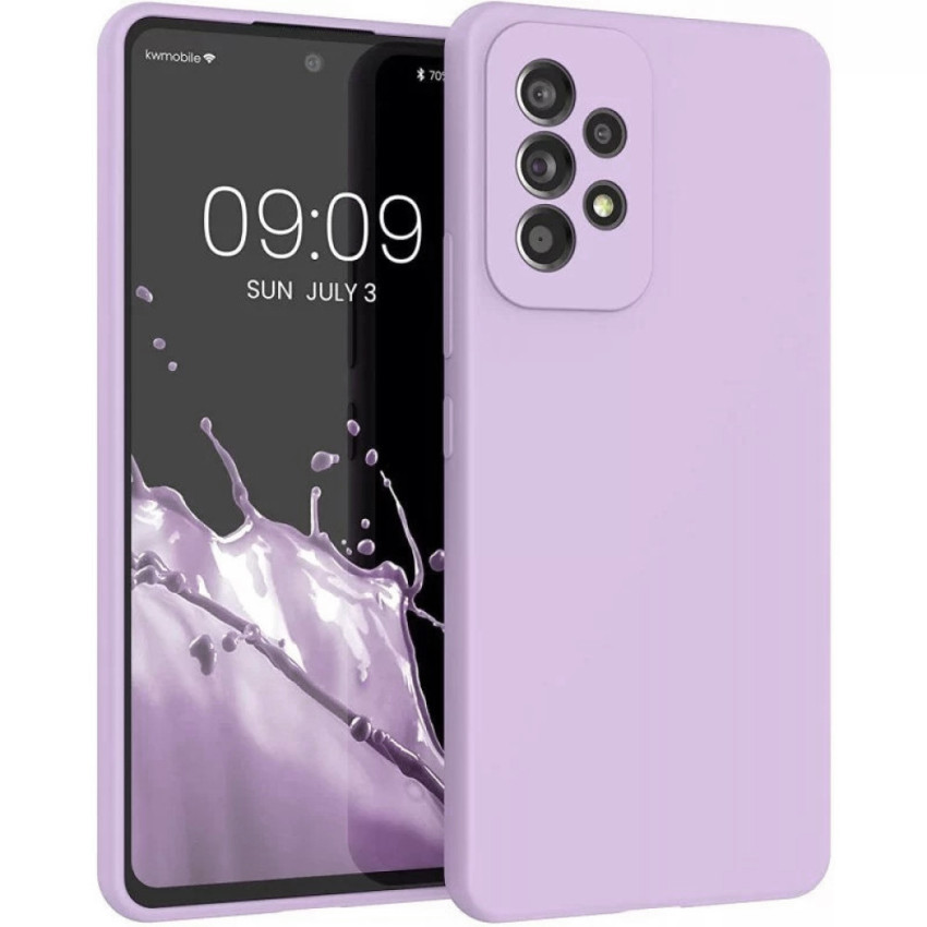 Θήκη Πλάτης Σιλικόνης Soft για Samsung Galaxy A13 4G - Χρώμα: Λιλά
