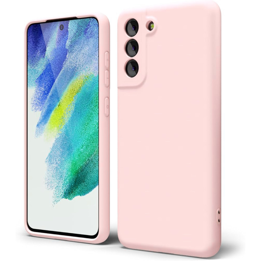 Θήκη Πλάτης Σιλικόνης Soft για Samsung Galaxy S21 FE - Χρώμα: Ροζ