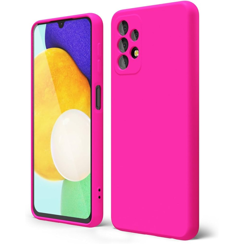 Θήκη Πλάτης Σιλικόνης Soft για Samsung Galaxy A32 5G - Χρώμα: Φούξια