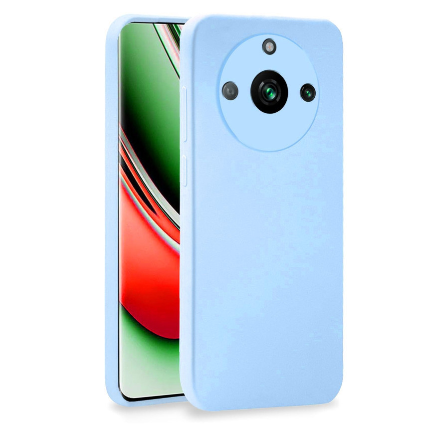 Θήκη Πλάτης Σιλικόνης Soft για Realme 11 Pro / 11 Pro + - Χρώμα: Γαλάζιο