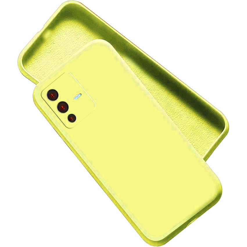 Θήκη Πλάτης Σιλικόνης Soft για Vivo V23 5G - Χρώμα: Κίτρινο