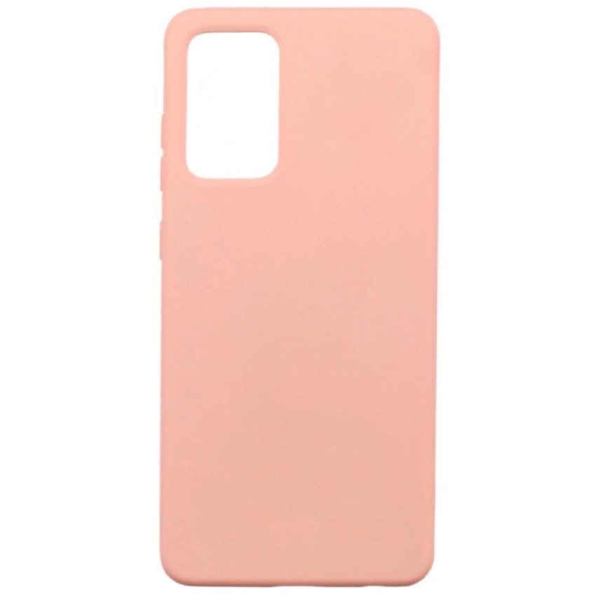 Θήκη Πλάτης Σιλικόνης Απλή για Samsung Galaxy A52/A52S - Χρώμα: Ρόζ Απαλό