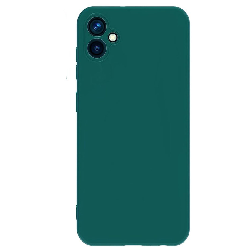 Θήκη Πλάτης Σιλικόνης Soft για Samsung Galaxy A05 - Χρώμα: Σκούρο Πράσινο