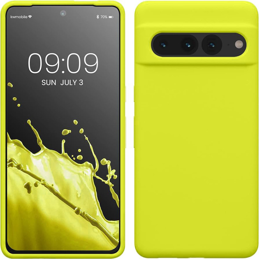 Θήκη Πλάτης Σιλικόνης Soft για Google Pixel 7 Pro - Χρώμα: Κίτρινο