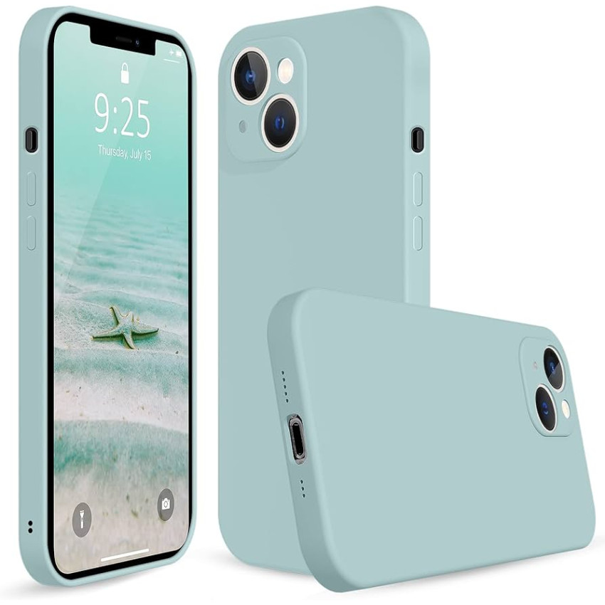 Θήκη Πλάτης Σιλικόνης Soft για Apple iPhone 13 Pro - Χρώμα: Μέντα
