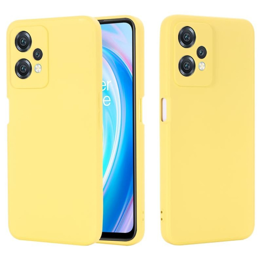 Θήκη Πλάτης Σιλικόνης Soft για Oneplus Nord CE 2 Lite - Χρώμα: Κίτρινο