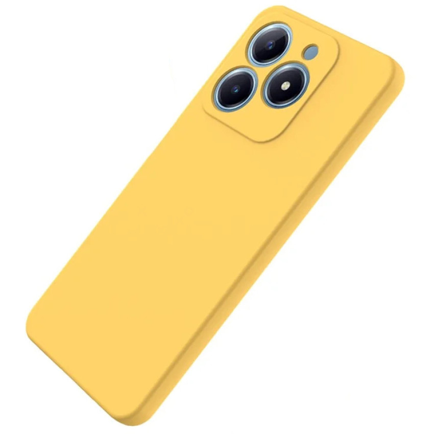 Θήκη Πλάτης Σιλικόνης Soft για Realme C61 4G / C63 4G - Χρώμα: Κίτρινο
