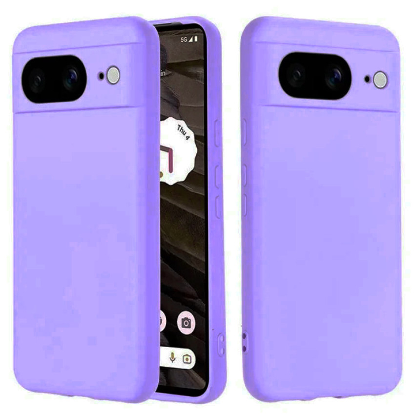 Θήκη Πλάτης Σιλικόνης Soft για Google Pixel 8 - Χρώμα: Λιλά