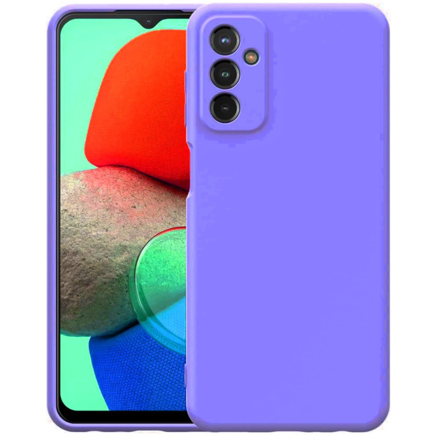 Θήκη Πλάτης Σιλικόνης Soft για Samsung Galaxy M23 - Χρώμα: Λιλά