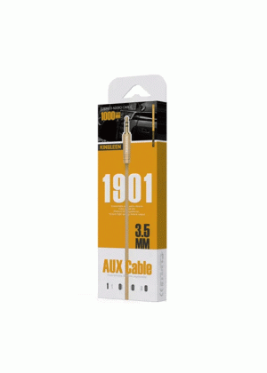 Kingleen 1901 AUX 3.5mm to AUX 3.5mm Cable - Color: Gold
