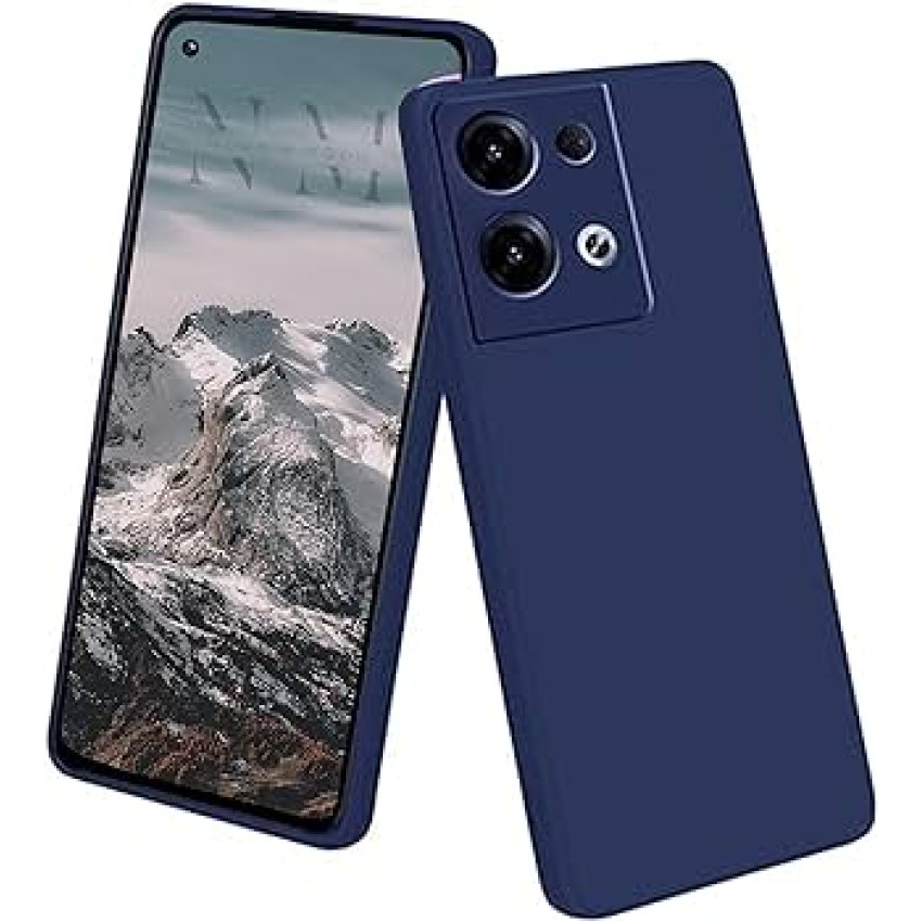 Θήκη Πλάτης Σιλικόνης Soft για Oppo Reno8 5G - Χρώμα: Σκούρο Μπλε