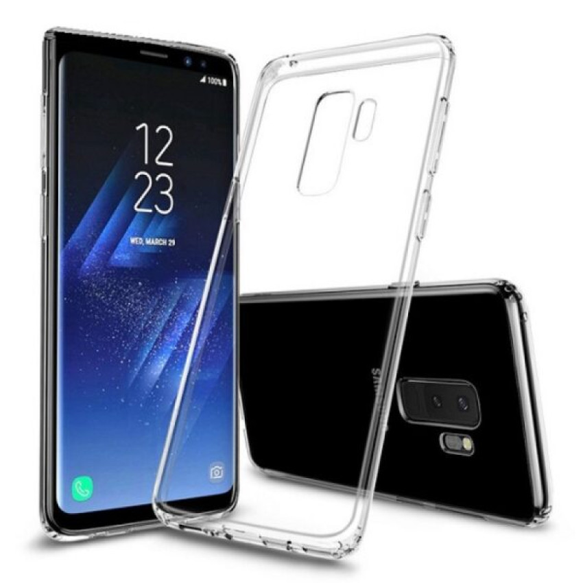 Θήκη Πλάτης Σιλικόνης Απλή για Samsung Galaxy S9 Plus - Χρώμα: Διάφανο