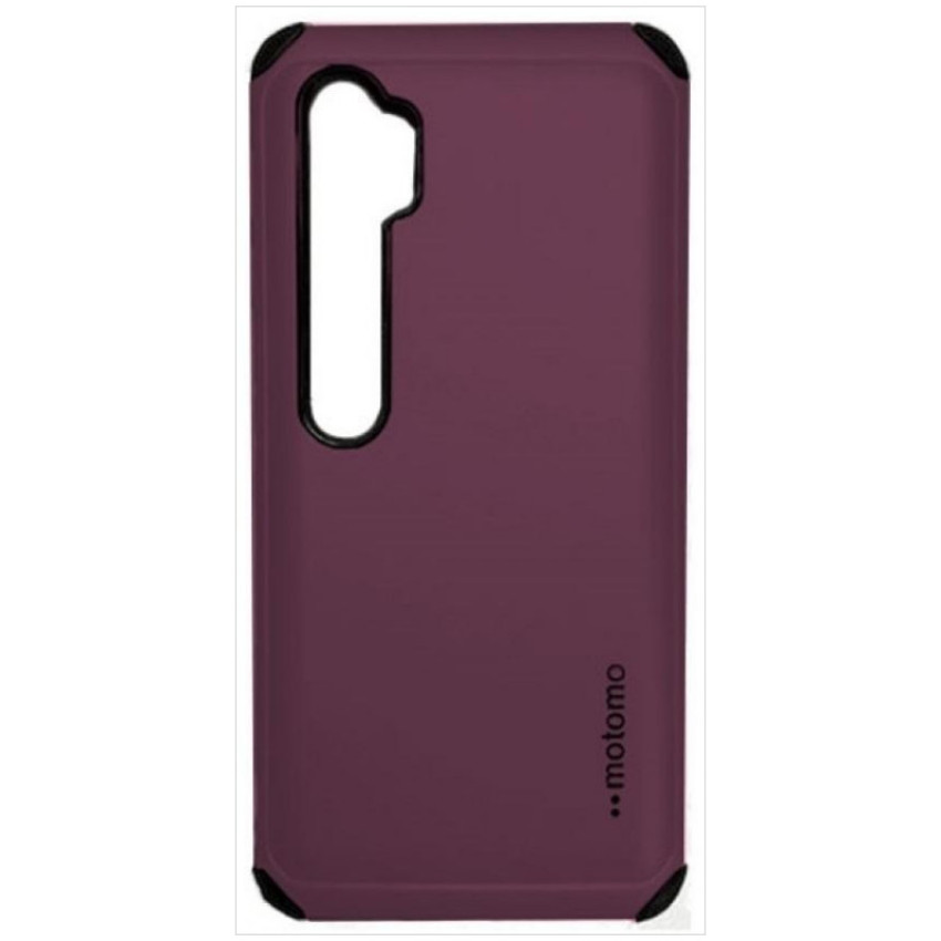 Σκληρή Θήκη Πλάτης Motomo για Xiaomi Mi Note 10 Lite - Χρώμα: Μπορντό