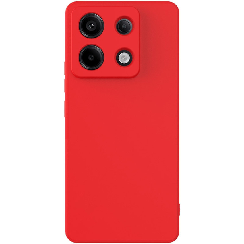 Θήκη Πλάτης Σιλικόνης Soft για Xiaomi Mi 14 Pro - Χρώμα: Κόκκινο