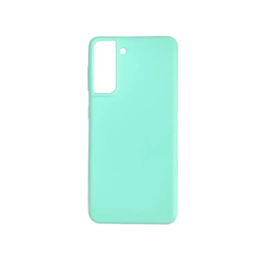 Θήκη Πλάτης Σιλικόνης Απλή για Samsung Galaxy S21 Ultra - Χρώμα: Τιρκουάζ