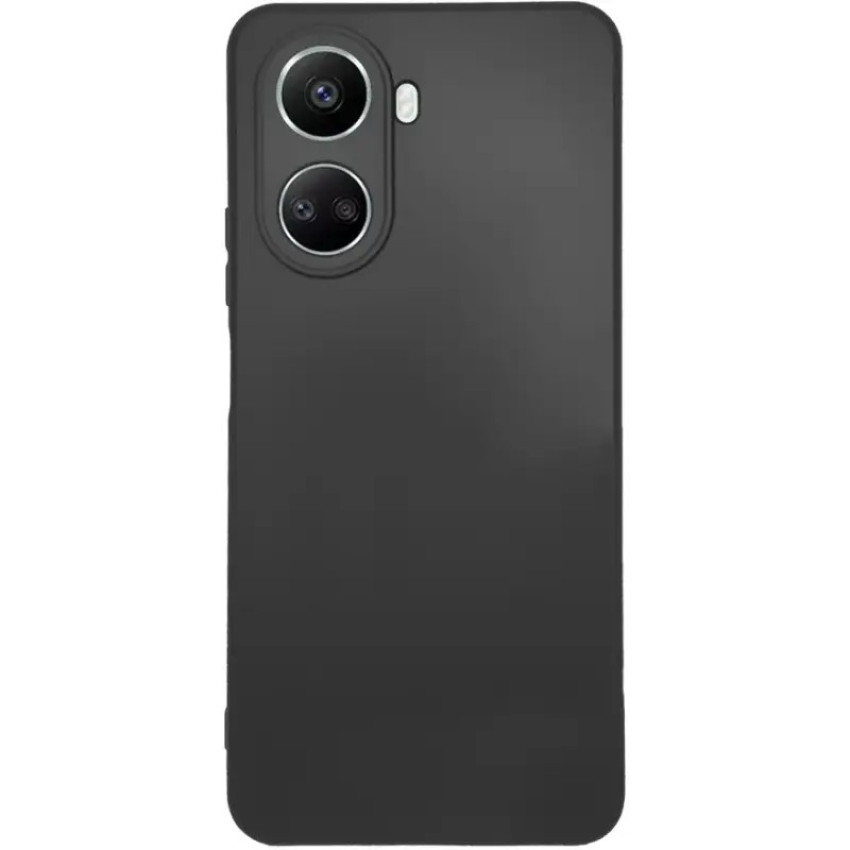 Θήκη Πλάτης Σιλικόνης Soft για Huawei Nova 10 SE - Χρώμα: Μαύρο