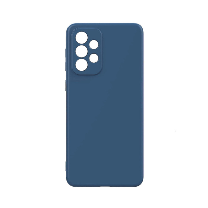 Θήκη Πλάτης Σιλικόνης Soft για Samsung Galaxy A33 - Χρώμα: Σκούρο Μπλέ