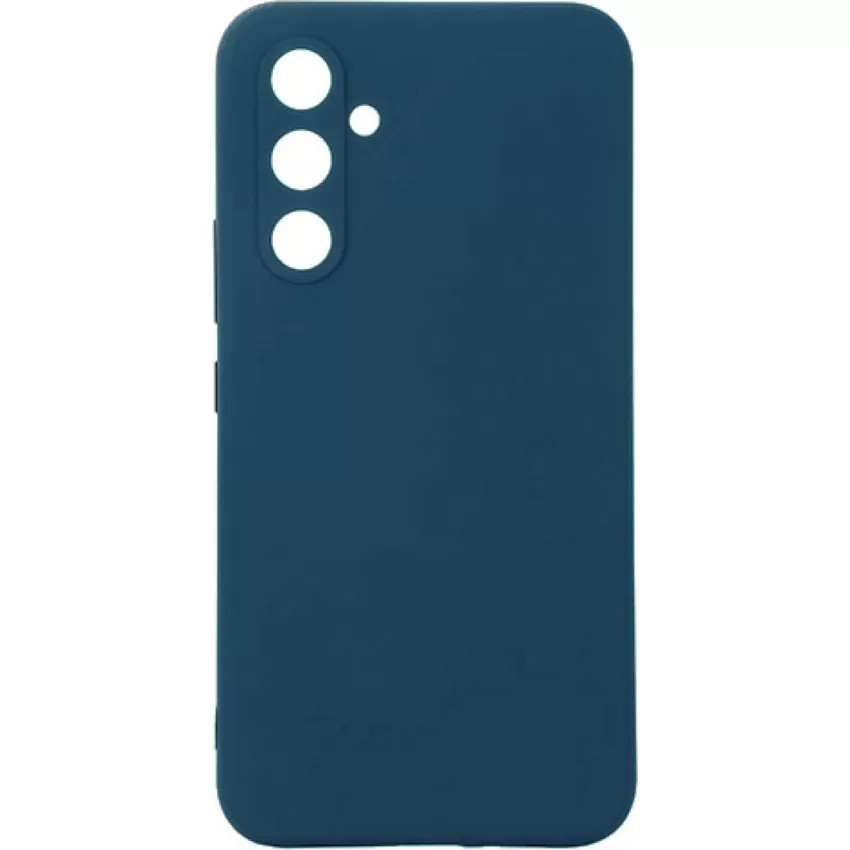 Θήκη Πλάτης Σιλικόνης Soft για Samsung Galaxy A55 - Χρώμα: Σκούρο Μπλε