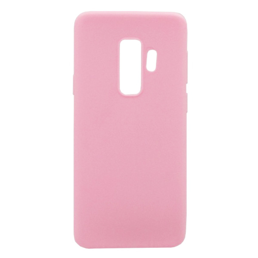Θήκη Πλάτης Σιλικόνης Απλή για Samsung Galaxy S9 Plus - Χρώμα: Ρόζ