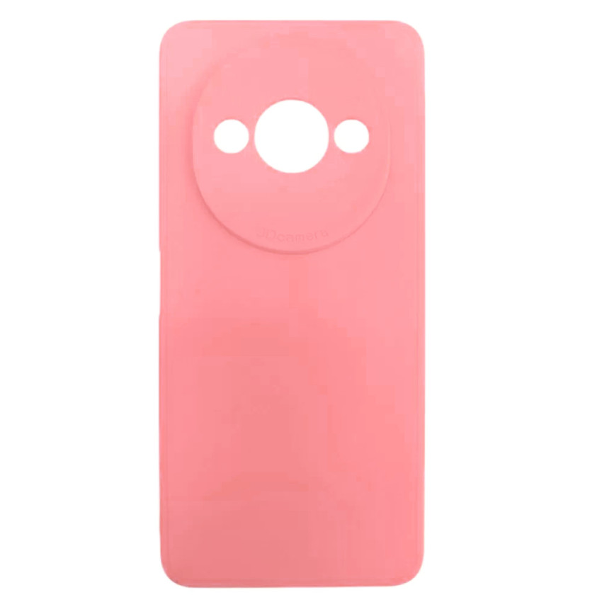 Θήκη Πλάτης Σιλικόνης Soft για Xiaomi Redmi A3 - Χρώμα: Ροζ